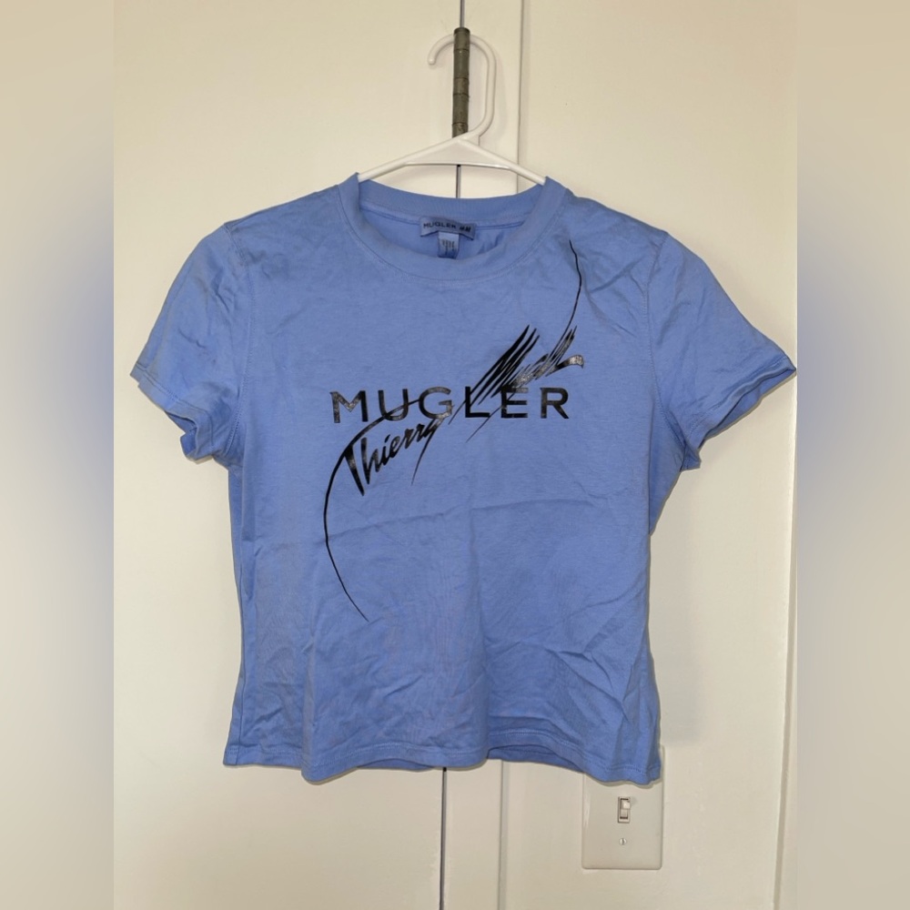 Mugler x H&M printed shirt